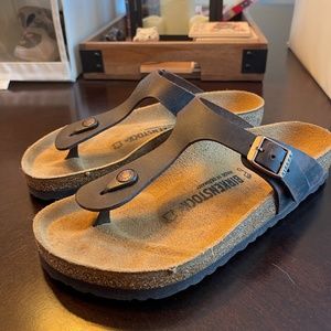 Women's Birkenstock Gizeh Birkibuc Thong Sandal